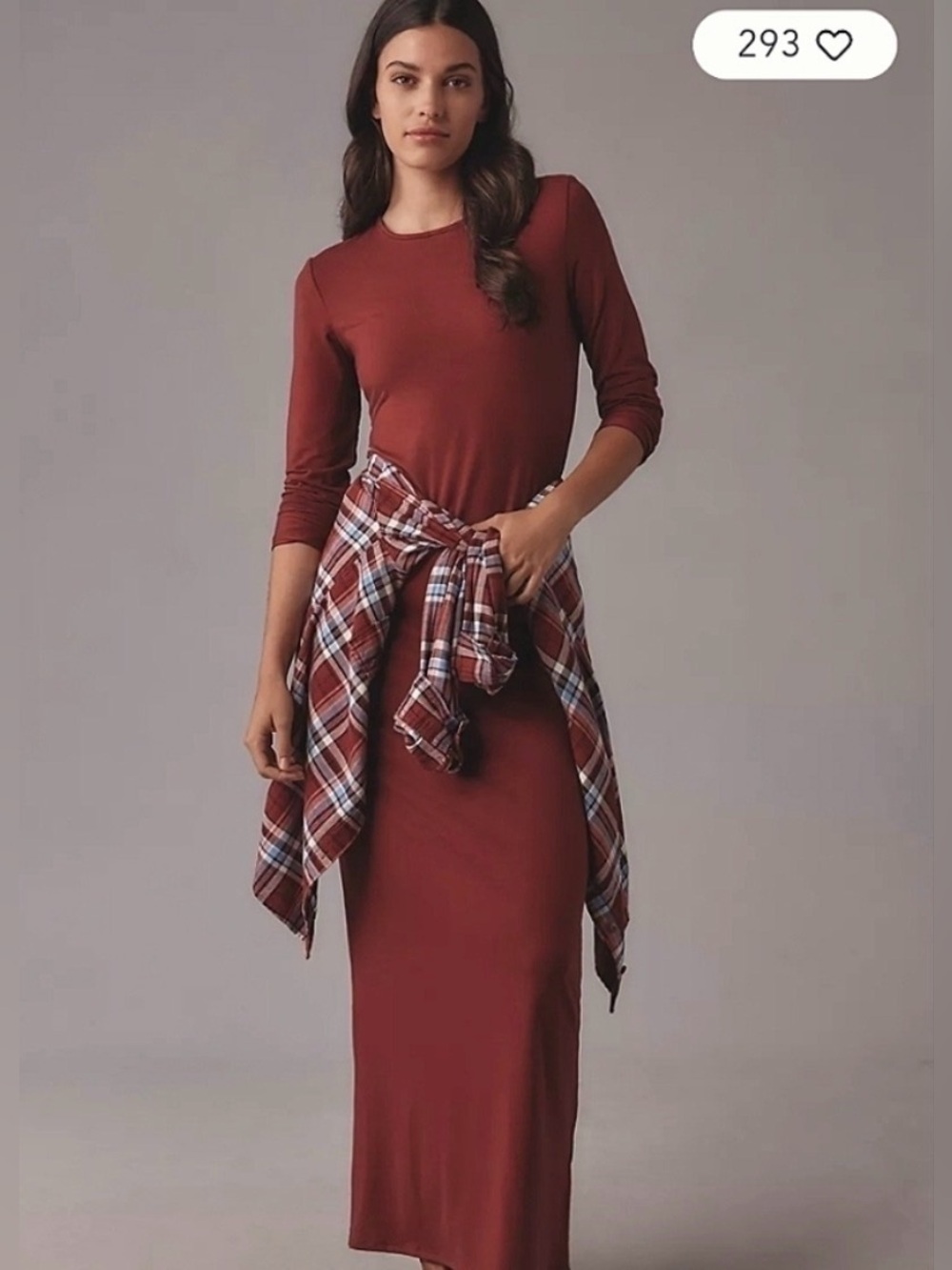 NWT Reformation Tommie Knit Maxi Dress in Chianti - Size Small